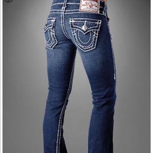 True religion boot cut jeans size 28